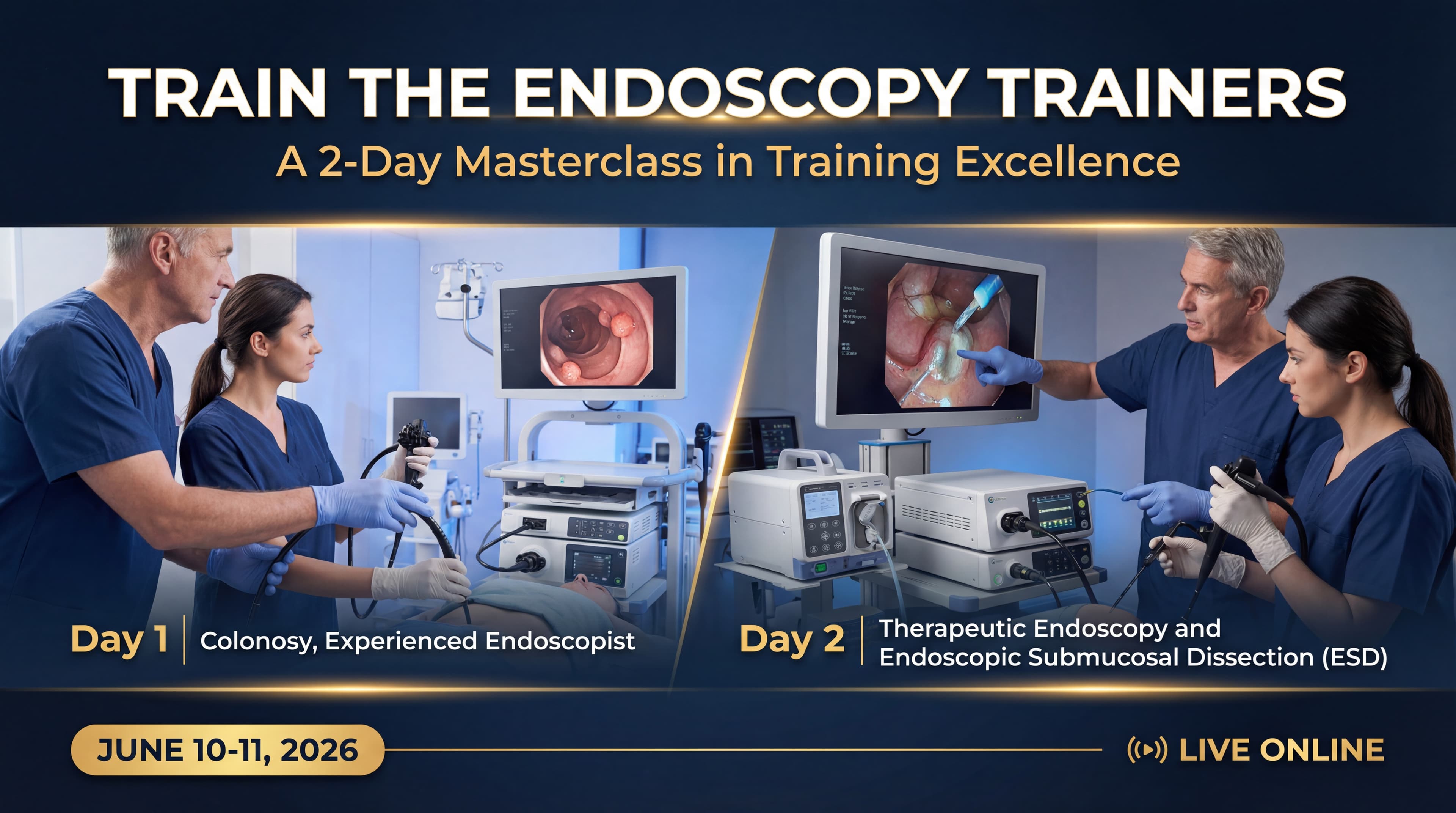 Train the Endoscopy Trainers — Day 1, Colonoscopy